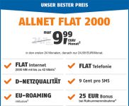 2GB Telekom Allnet Flat für 9,99€ von Klarmobil