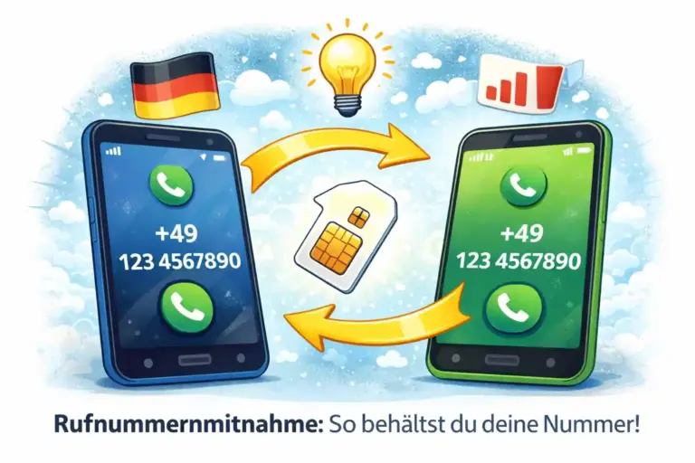 Rufnummernmitnahme 2026: Kostenlos + bis 150€ Bonus