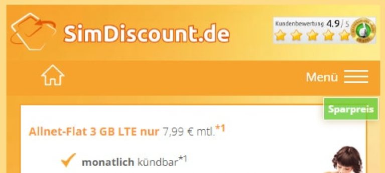 Simdiscount Erfahrungen, Bewertungen, Infos und Angebote 2019