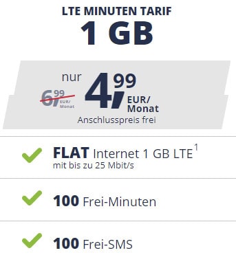 Freenet Mobile Smartphone Flat Tarife ab 4,99€ | Telekom oder Vodafone LTE Netz | monatlich kündbar