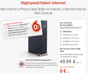 Vodafone Red Internet & Phone 1000 Cable mit 200€ Cashback und 75€ Amazon Gutschein