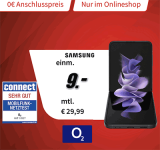 Samsung Galaxy Z Flip3 5G 256GB für 9€ mit 20 GB o2 Free M Tarif für 29,99€ | effektiv 0€ für den Vertrag