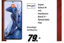 Xiaomi 11T für 79€ mit 8 GB Super Select Tarif für 17,99€ | effektiv 4€ für den Vertrag