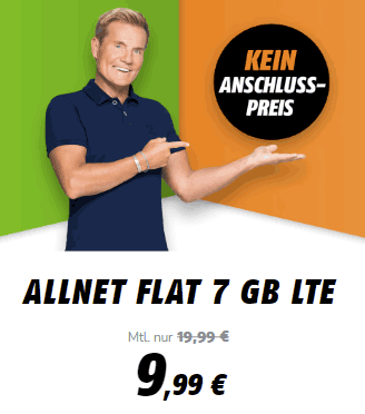 Klarmobil Allnet Flat Tarife im Telekom / Vodafone LTE Netz ab 9,99€