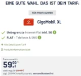 Freenet GigaMobil XL Vodafone Unlimited fÃ¼r 59,99â‚¬