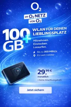 🌐 o2 my Internet-to-Go: Flexibles WLAN ab 4,99€/Tag!