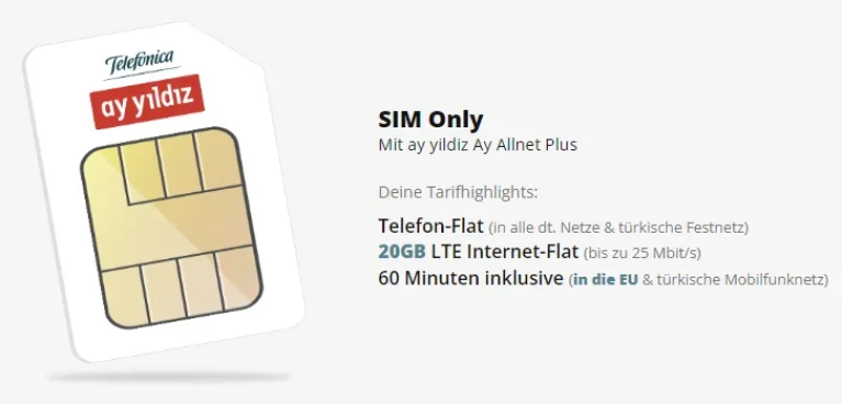 💥 20 GB LTE für 9,99€: Ay Allnet Plus - Top Tarif!