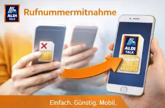 ALDI TALK Rufnummernmitnahme 2025: 10€ Bonus sichern