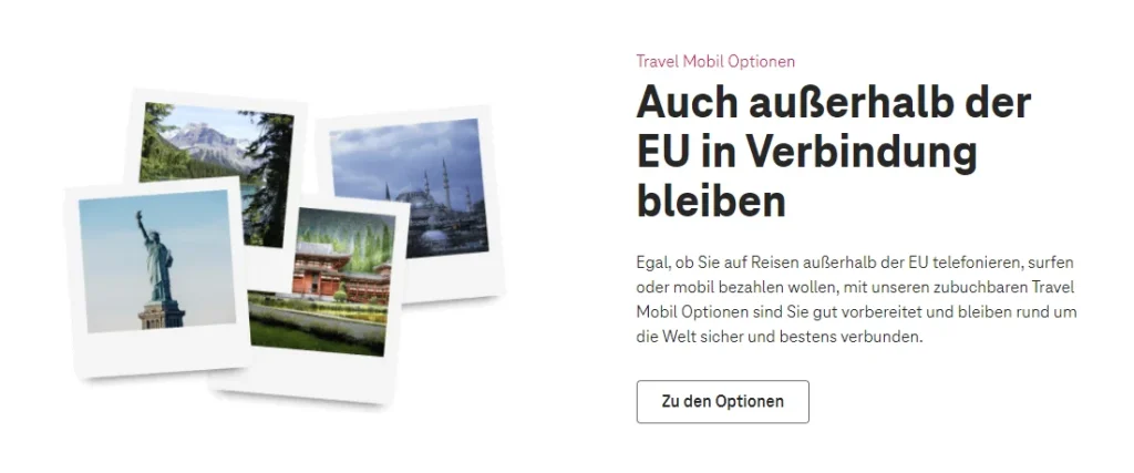 Telekom Travel Mobil Optionen