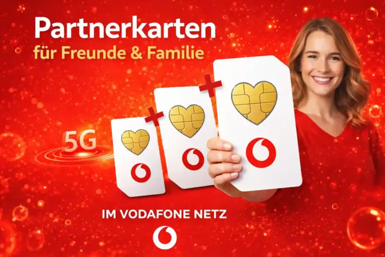 📱 Vodafone FamilyCard ab 9,99€ | 5-100 GB 5G Tarife ✓