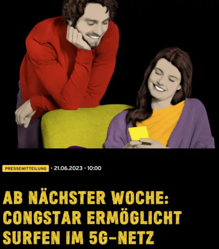 🚀 Startschuss für 5G bei congstar: Surfen im Highspeed-Netz