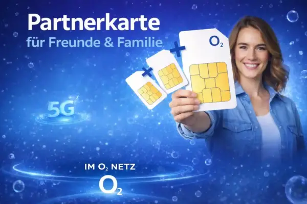 o2 Partnerkarte: Bis zu 50% sparen – ab 10 GB für 9,99€