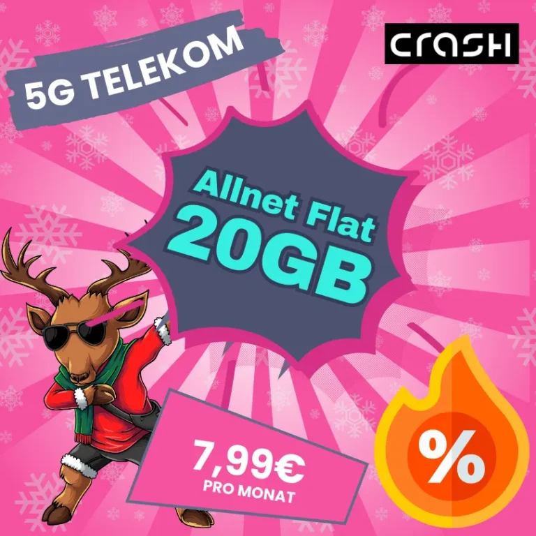 🔥 Telekom 5G: 20 GB für 7,99€ – Mega Deal | 0€ AP