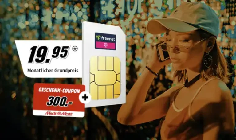 40 GB 5G MagentaMobil M Young mit 150 € Cashback + 300 € Gutschein eff. 2,87 € 🔥