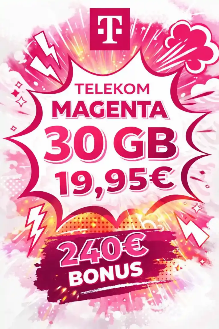 📱 MagentaMobil S Young: 30 GB 5G für eff. 11,61 € mtl. ✅