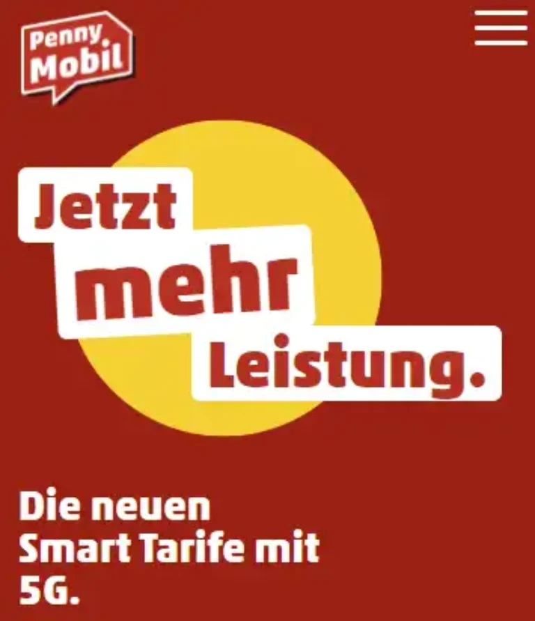 Neue 5G Smart-Tarife von ja! mobil und Penny Mobil