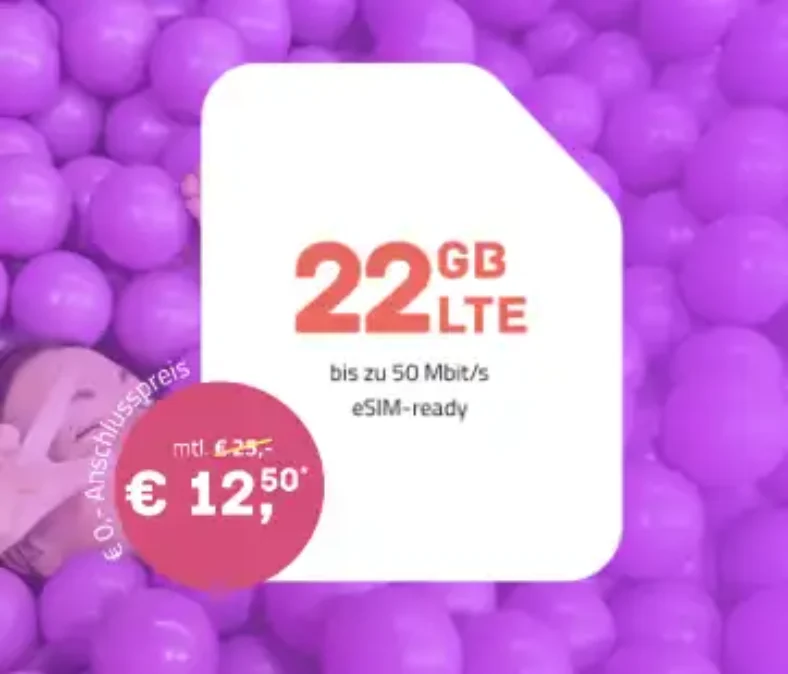 High Mobile: 22 GB Telekom Flat ab 12,50 € | 5G Option möglich