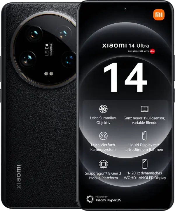 Xiaomi 14 Ultra 512 GB für 1.00 EUR mit o2 Mobile Unlimited Max ∞
