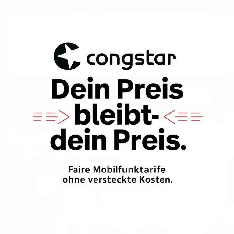congstar: Faire Mobilfunktarife ohne Preiserhöhung