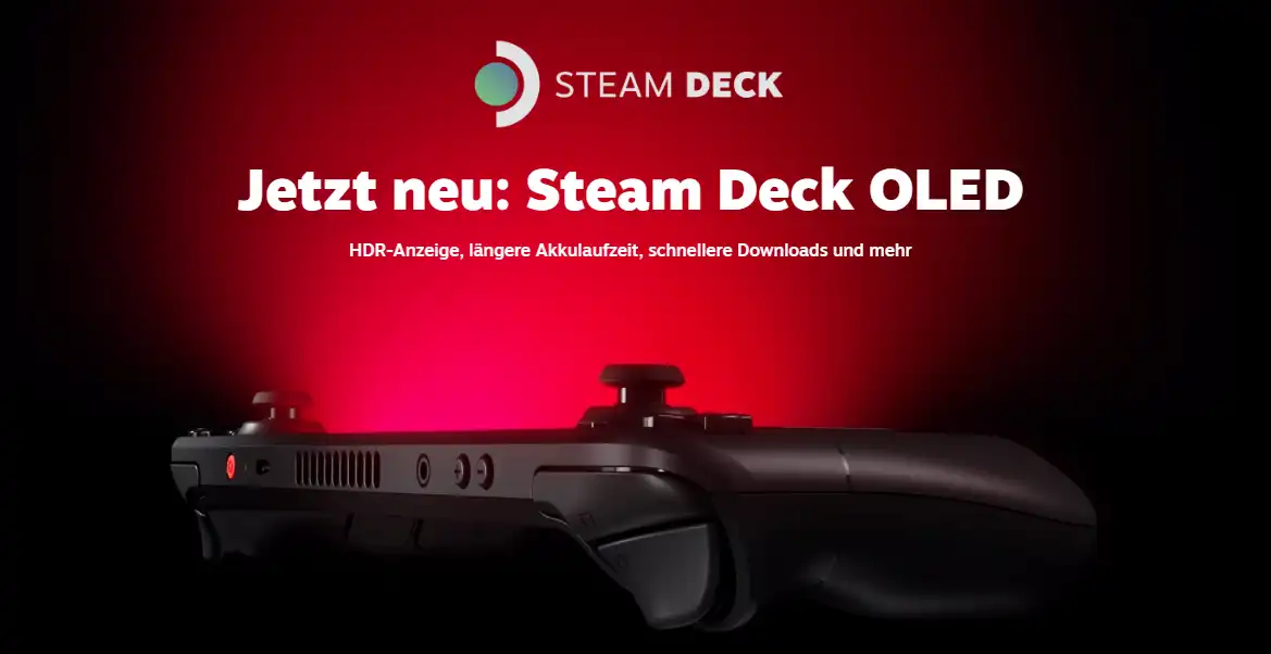 Steam Deck OLED: Ab jetzt zocken wir unterwegs in OLED-Qualität!