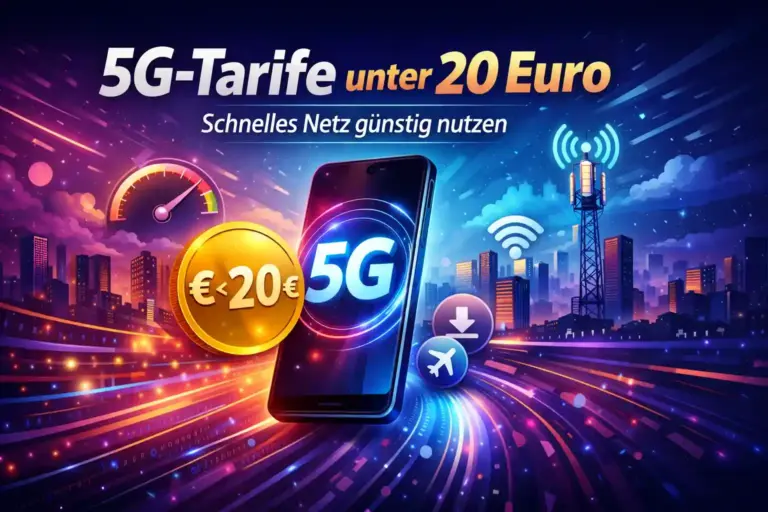 📱 5G-Tarife unter 20€: Die besten Angebote 2026 im Test