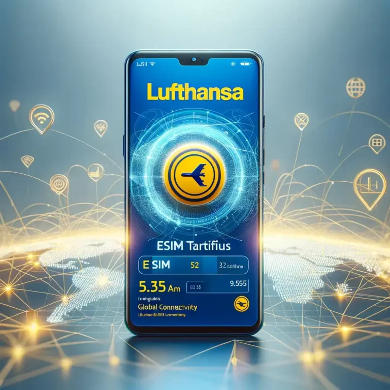 Lufthansa eSIM Tarife - Mobiles Internet für Weltenbummler