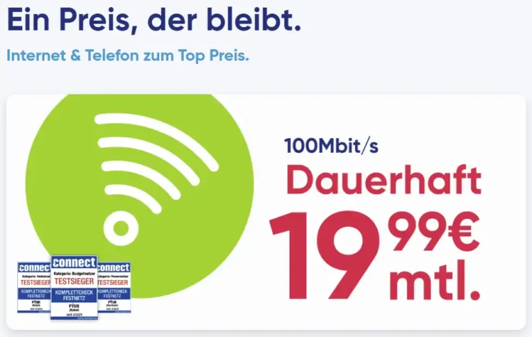 Pyur: Jetzt 100/250 MBit/s Internet ohne Altersbegrenzung