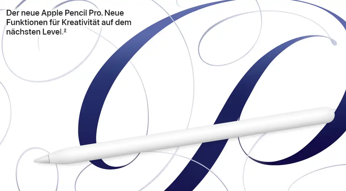 Apple iPad Air mit Apple Pencil Unterstützung