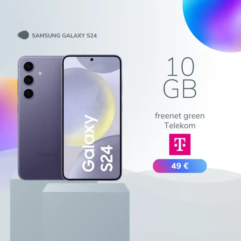 Galaxy S24 128 GB für 49€ mit Telekom 10 GB Flat für eff. 0€