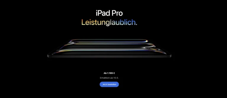 iPad Pro 2024: Neues Design, M4-Chip, Magic Keyboard | Apple