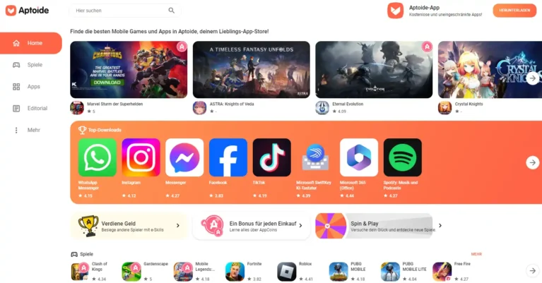 Aptoide startet auf iPhone in der EU