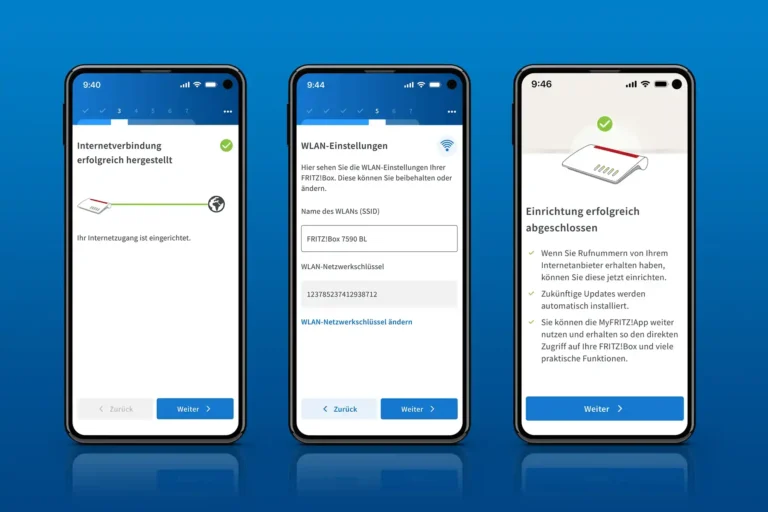 FRITZ!Box: Einfache Einrichtung mit MyFRITZ!App