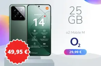 Xiaomi 14 für 49,95€ mit 25 GB o2 für 29,99€ eff. 2,52€
