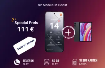 Xiaomi 14 & Pad Pro: 111 EUR & 50GB - Eff. -1,39 EUR/Monat