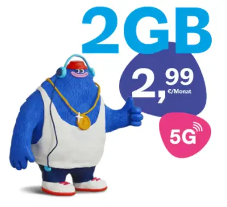 2 GB LTE & 30 Freiminuten für 2,99€ - Lebara Knallertarif