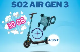 SoFlow SO2 Air für 4,95€ mit 30GB Telekom Flat für 22€ eff. 5,33€