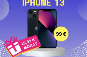 Apple iPhone 13 für 99€ mit o2 Basic 35 GB für 19,99€ eff. 0,11€