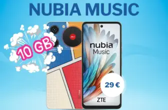 Nubia Music für 29 EUR mit Allnet Flat 5G Vertrag für unter 7 EUR