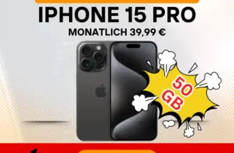 iPhone 15 Pro für 99,95€ mit 50 GB Vodafone – Eff. sogar Gewinn!