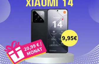 Xiaomi 14 für 9,95€ + o2 Basic 35 GB für 20,99€ eff. gratis