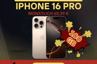 Apple iPhone 16 Pro mit Vodafone GigaMobil Young L ab 16,97 €