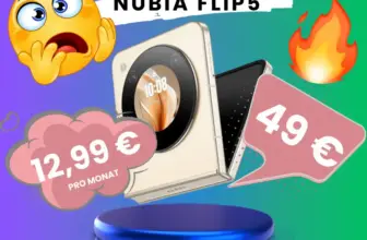 📱 Nubia Flip 5G: 30GB O2 für 12,99€ + Klapphandy 49€