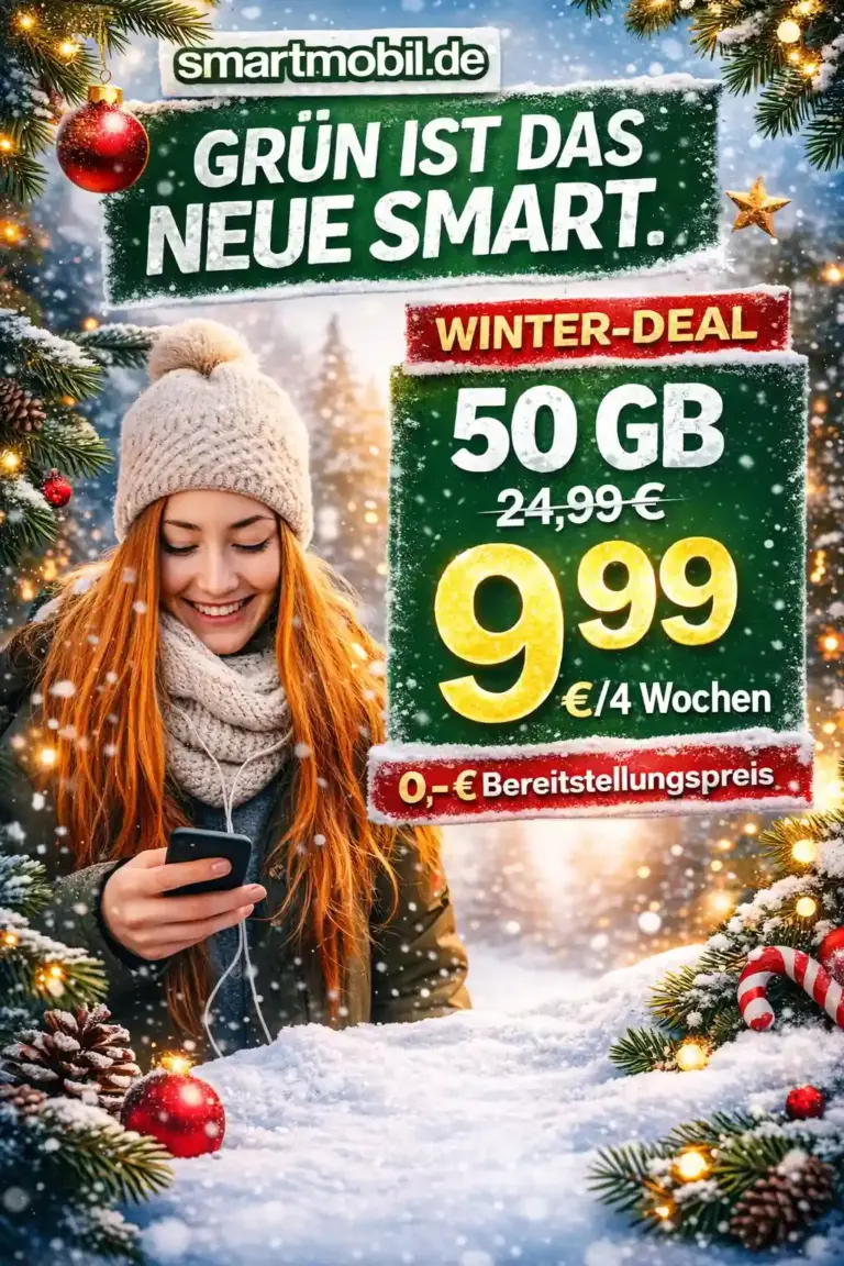 📱 smartmobil Angebote: 10 GB nur 4,99 € mtl. im 5G-Netz