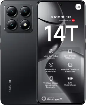 Xiaomi 14T 512 GB für 4.95 EUR mit Vodafone Smart S 65 GB