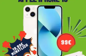 iPhone 13 für 99€ + 20 GB green LTE für eff. 2,04 €/M