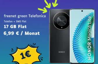 Honor Magic 6 Lite + 17GB für 6,99€ ⚡ -0,89€ Effektiv