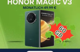 Honor Magic V3: Mega-Deal mit 60GB & 80€ Ersparnis