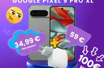 📱 Pixel 9 Pro XL + O₂ unlimited 34,99€ eff. -1,90€