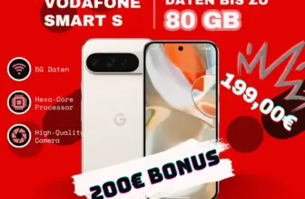 Pixel 9 Pro XL + 65GB für eff. -3,92€/M bei Vodafone