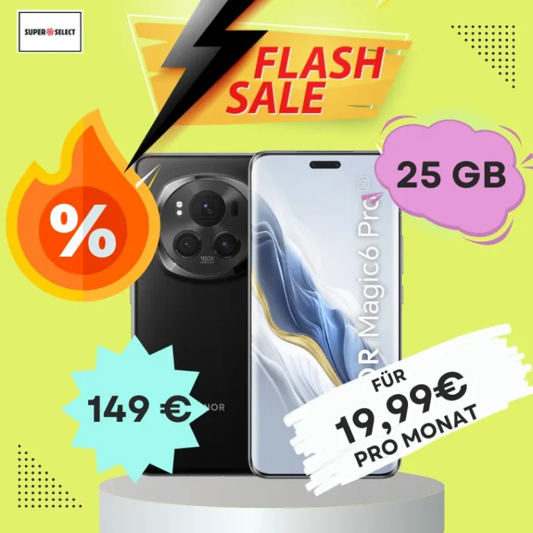 Honor Magic 6 Pro + 25GB gratis ❤️ 230€ Ersparnis